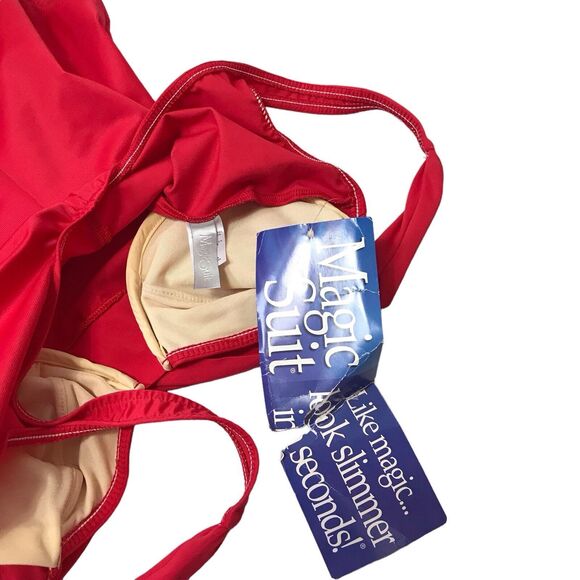 Magicsuit Red Size 12 New With Tags - Picture 5 of 10